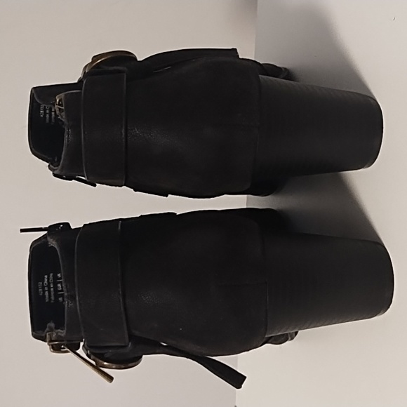 A MTL 1980 Black Leather Heeled Ankle Boots#Clearance#Lastprice#No offer - Picture 4 of 8